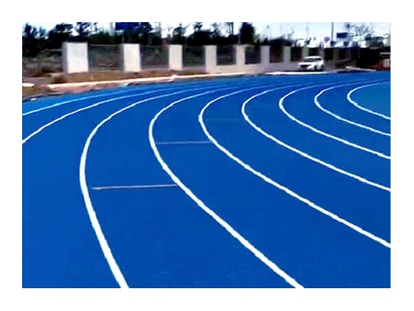 藍色EPDM顆粒橡膠跑道