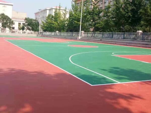 學(xué)校小型硅PU籃球場