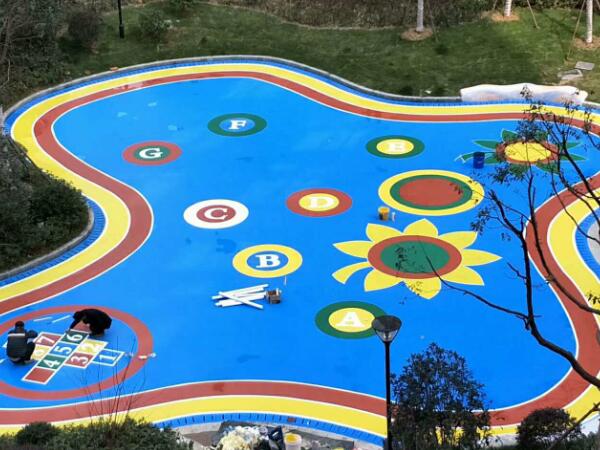 幼兒園硅PU操場