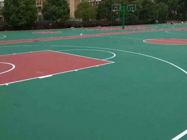 硅PU籃球場翻新