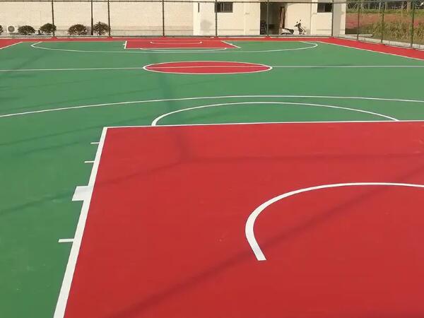 彈性丙烯酸活動籃球場