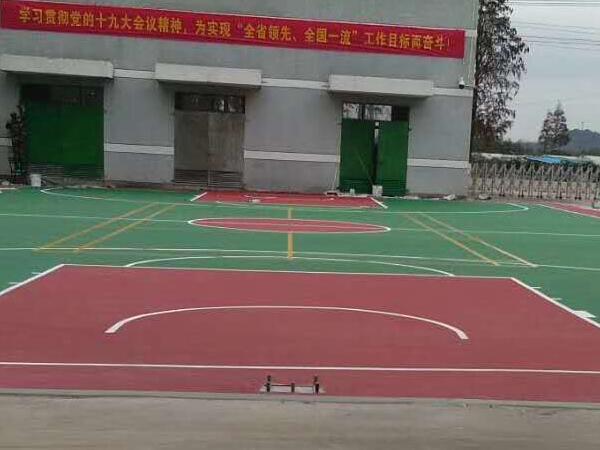 消防隊丙烯酸籃球場