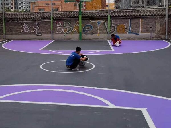 丙烯酸街頭籃球場