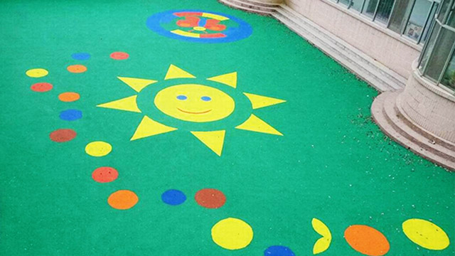南寧市第五幼兒園EPDM顆粒案例！